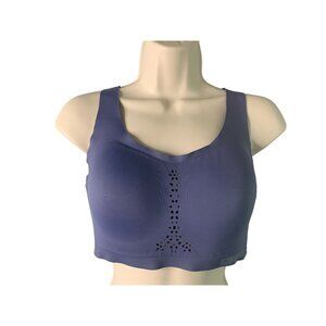 VIctorias Secret Sport Womens Size 32D BLue  Angel Max Bra Criss Cross Back Padd